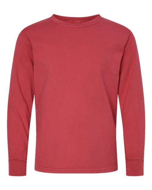 Youth Garment-Dyed Long Sleeve T-Shirt