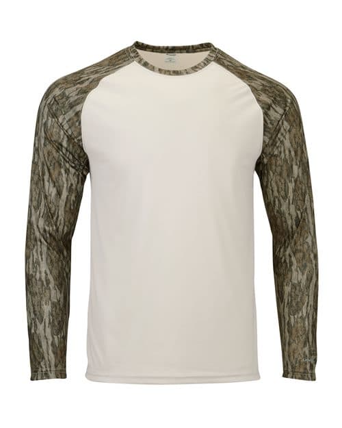 Men's Jackson Mossy Oak Colorblocked Long Sleeve T-Shirt
