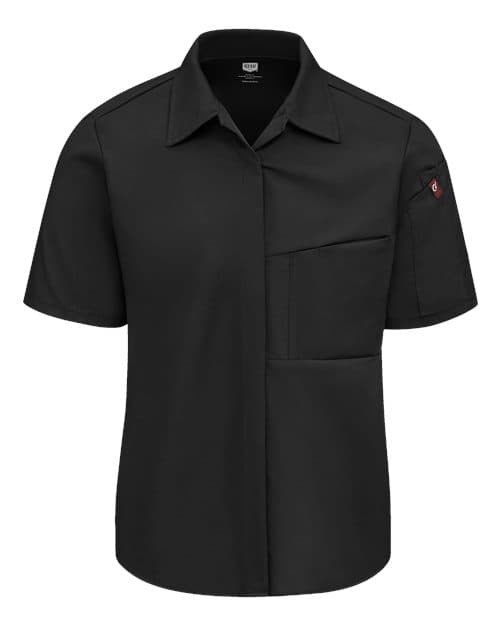 Women's Poplin Airflow Cook Shirt with OilBlok