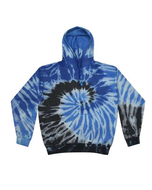 Unisex Tie-Dyed Cloud Inside-Out Fleece Hooded Sweatshirt