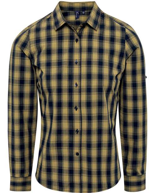 Women's Mulligan Check Cotton Dress Shirt