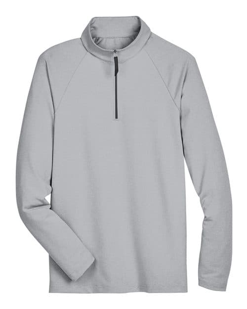 Men's CrownLux Performance® Clubhouse Micro-Stripe Quarter-Zip Pullover