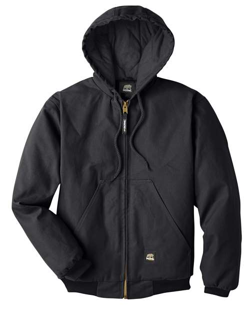 Men's Tall Highland Washed Cotton Duck Hooded Jacket