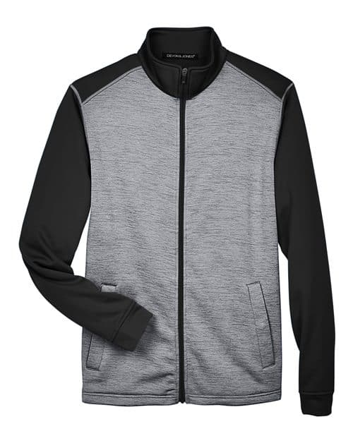 Men's Newbury Colorblock Mélange Fleece Full-Zip jacket
