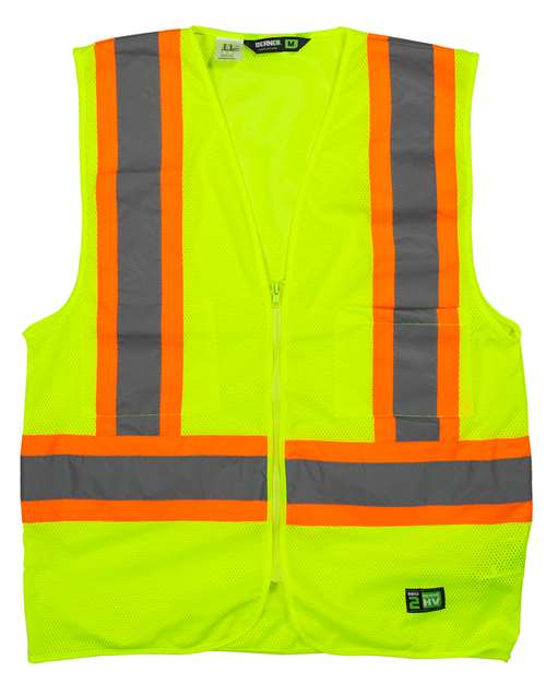 Men's Hi-Vis Class 2 Multi-Color Vest