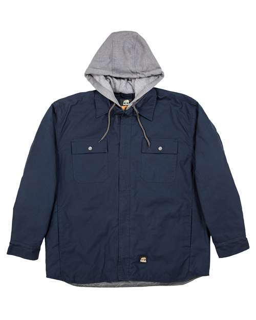 Men's Throttle Hooded Shirt Jacket