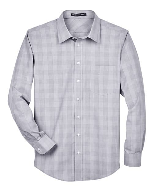 Men's Crown Collection® Glen Plaid Woven Dress Shirt