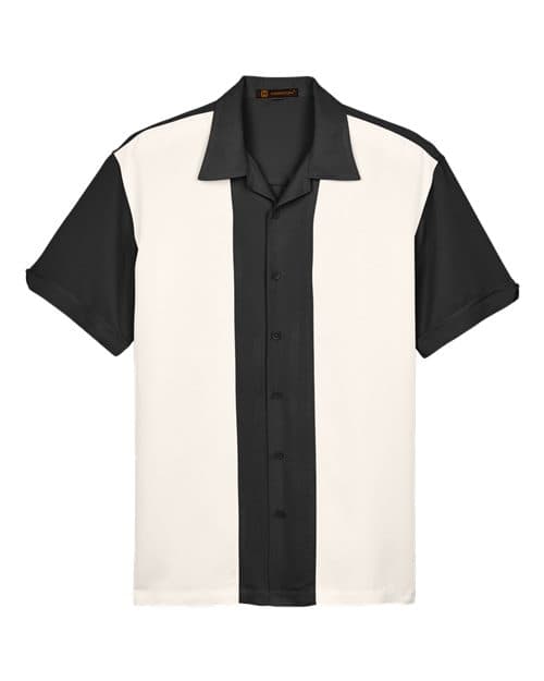 Men's Two-Tone Camp Shirt