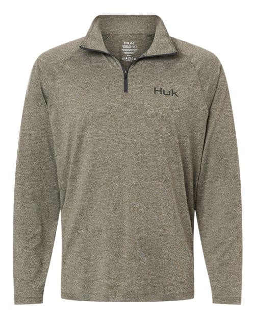 Men's Airweight Heather Quarter-Zip Pullover