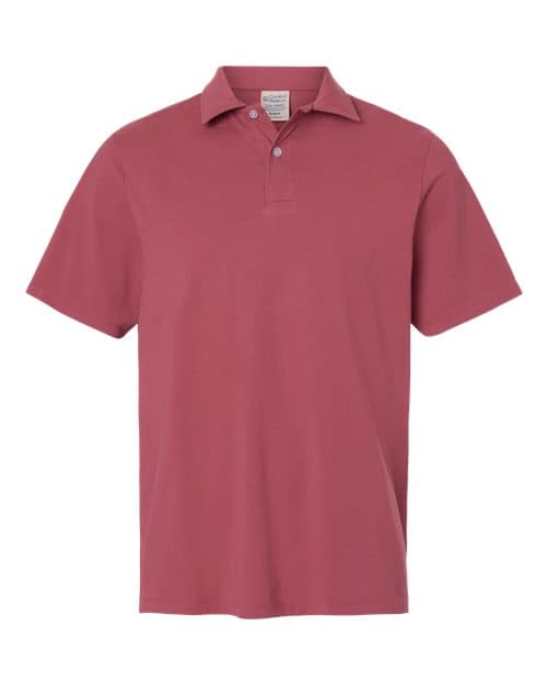 Men's Garment-Dyed Jersey Polo