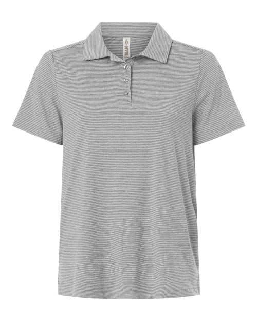 Women's Relay Heathered Stripe Polo