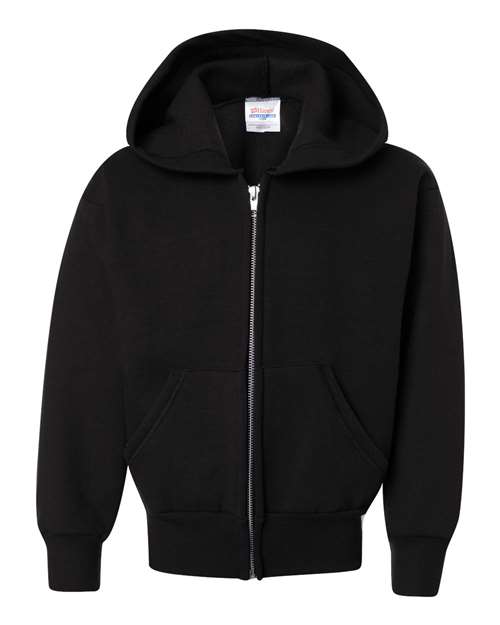 Youth EcoSmart® Full-Zip Hooded Sweatshirt