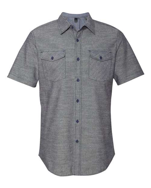 Men's Chambray Short Sleeve Shirt