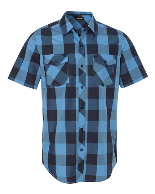 Men's Buffalo Plaid Short Sleeve Shirt