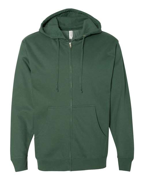 Unisex Midweight Full-Zip Hooded Sweatshirt