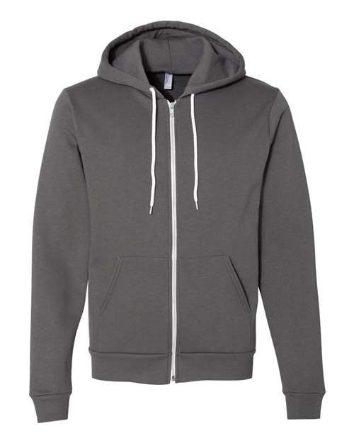 Unisex USA-Made Flex Fleece Full-Zip Hoodie Sweatshirt