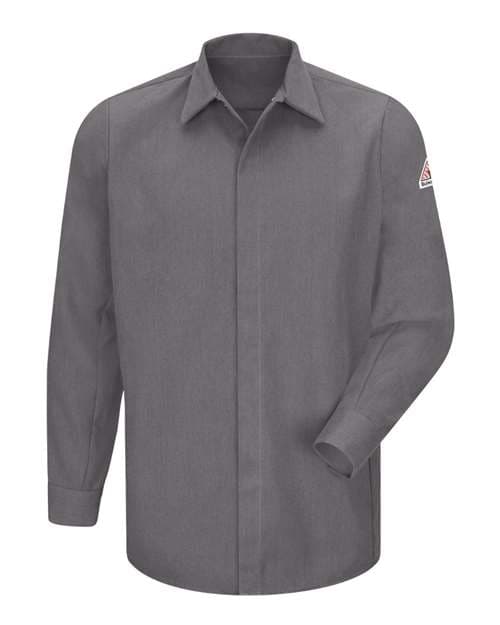 Men's Concealed-Gripper Pocketless Long Sleeve Shirt - CoolTouch® 2