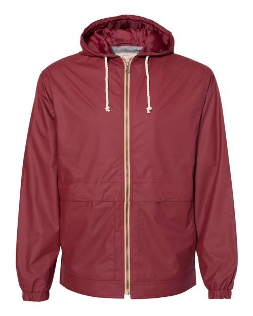 Unisex Vintage Hooded Rain Jacket