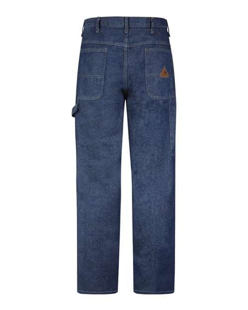 Men's Extended Sizes Flame Resistant Pre-Washed Denim Dungaree