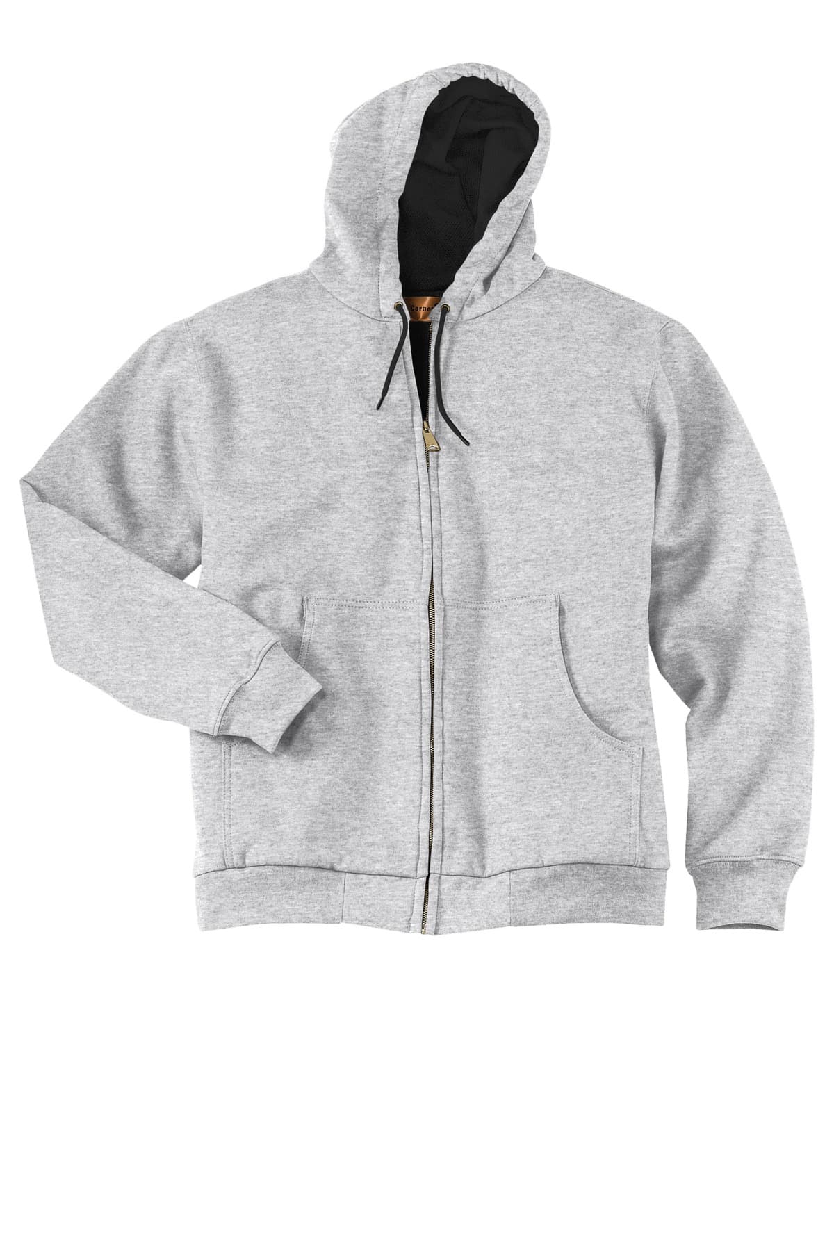 CornerStone - Heavyweight Full-Zip Hooded Sweatshirt with Thermal Lining
