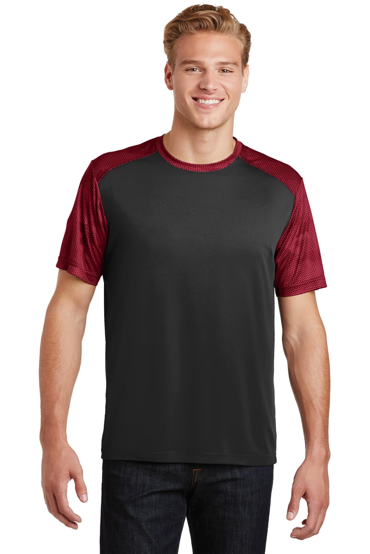 Sport-Tek CamoHex Colorblock Tee