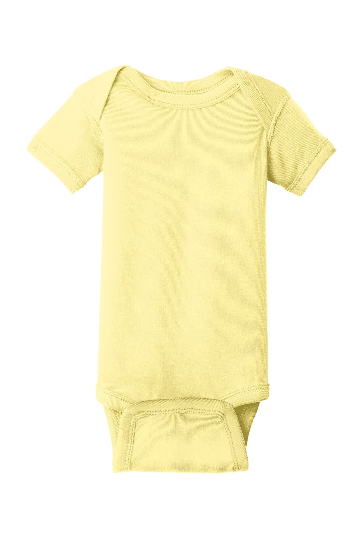 Rabbit Skins Infant Short Sleeve Baby Rib Bodysuit
