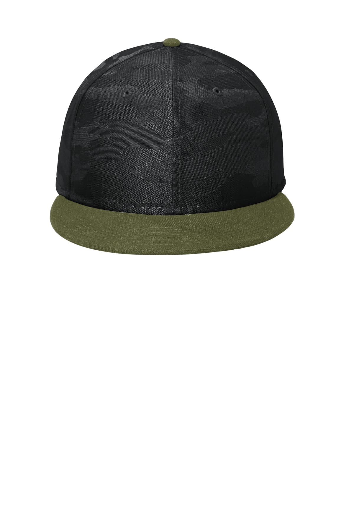 New Era Camo Flat Bill Snapback Cap