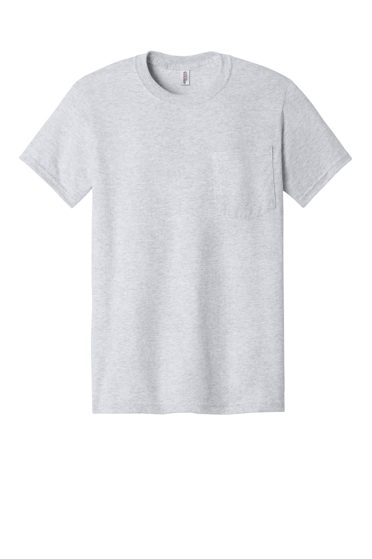 Jerzees - Dri-Power 50/50 Cotton/Poly Pocket T-Shirt