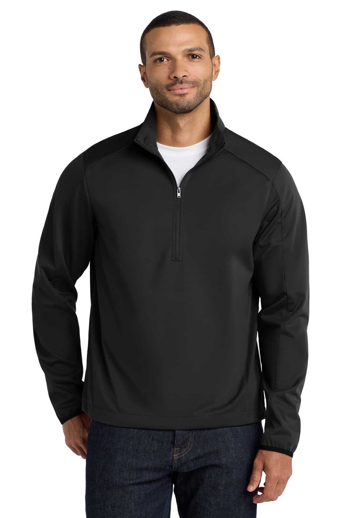 Port Authority Active 1/2-Zip Soft Shell Jacket