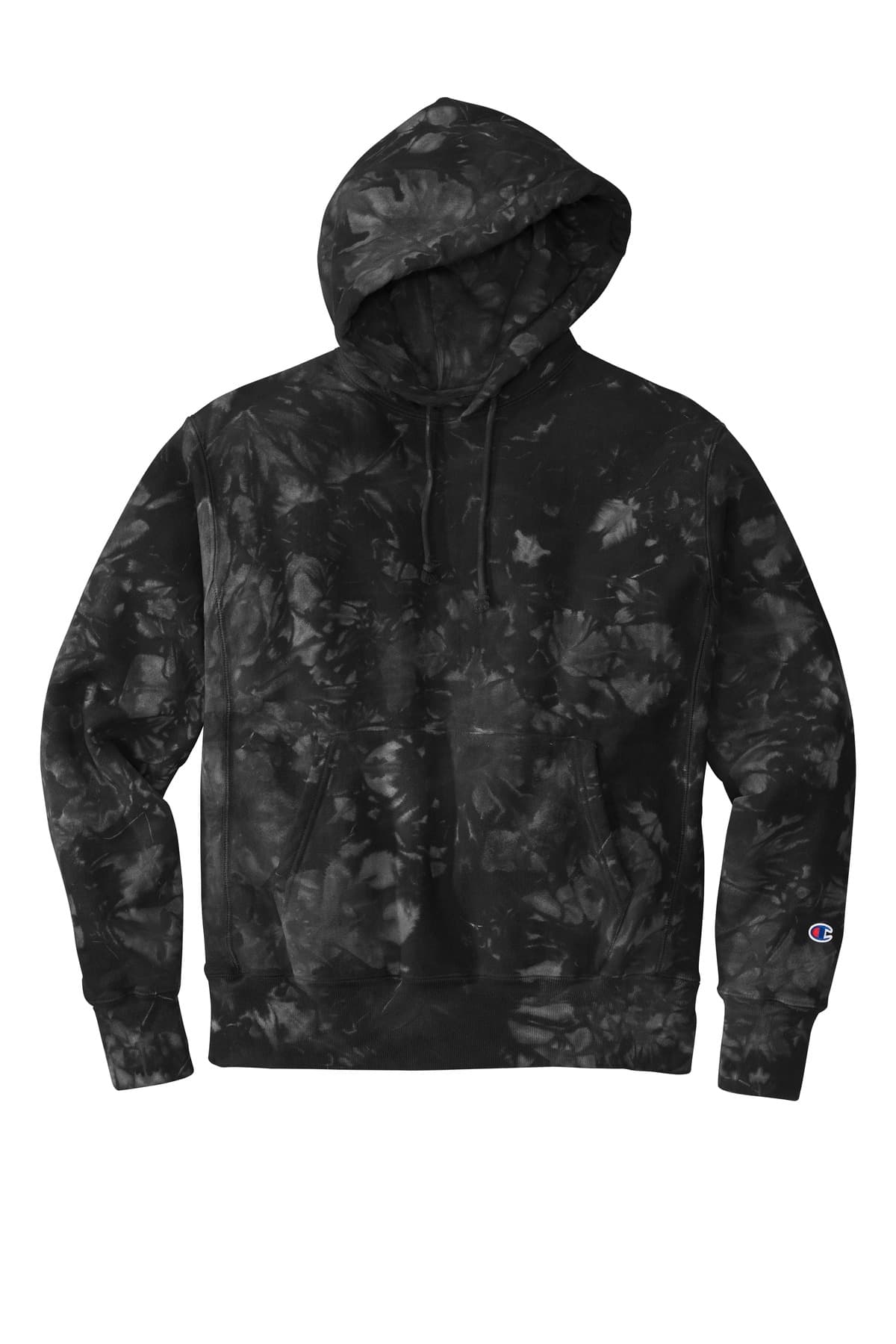 Champion Reverse Weave Scrunch-Dye Tie-Dye Hooded Sweatshirt
