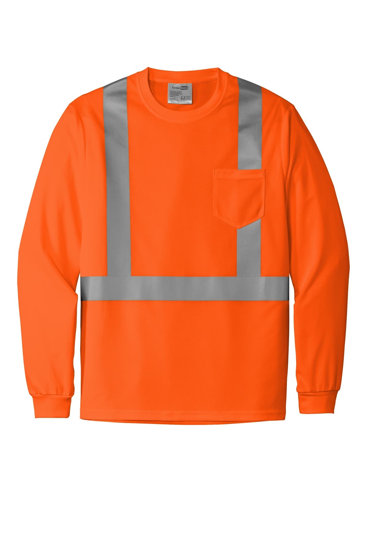 CornerStone ANSI 107 Class 2 Mesh Long Sleeve Tee