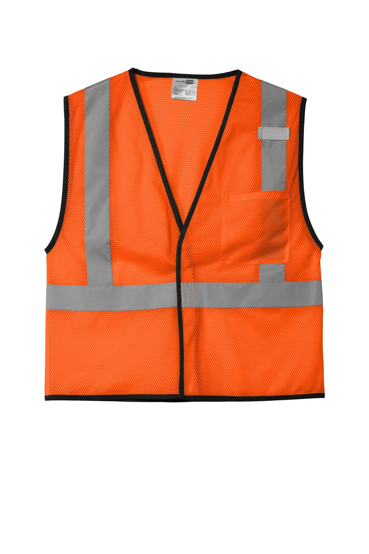 CornerStone ANSI 107 Class 2 Economy Mesh One-Pocket Vest