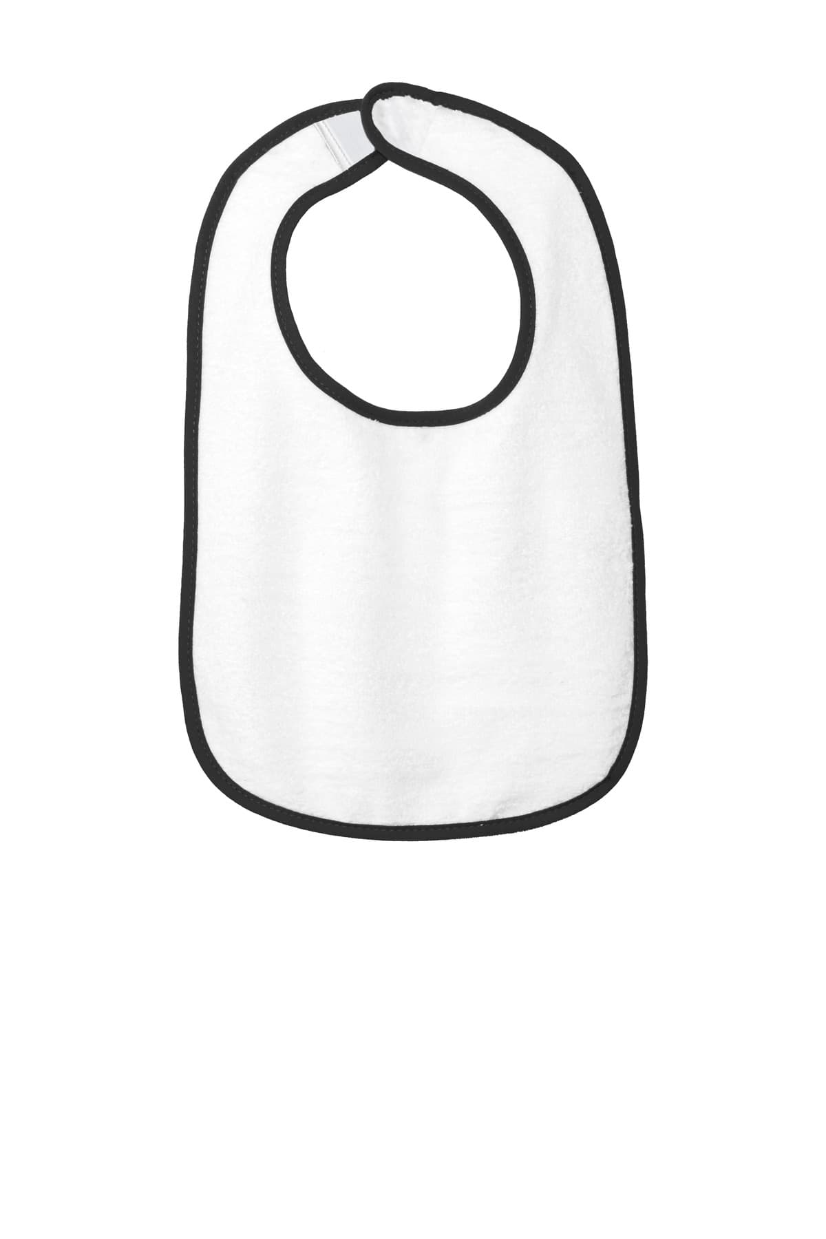 Rabbit Skins Infant Contrast Trim Terry Bib