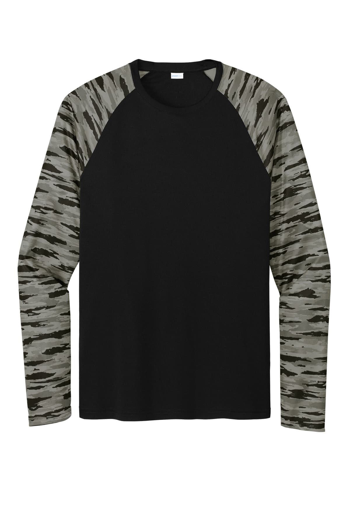 Sport-Tek Drift Camo Colorblock Long Sleeve Tee