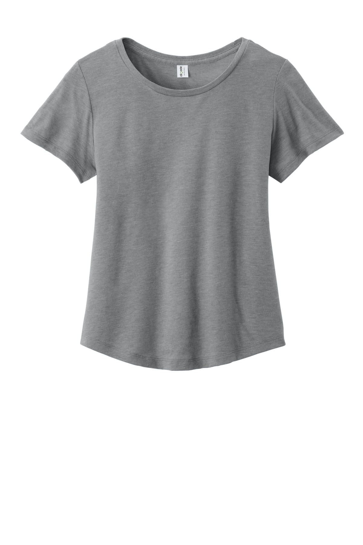 Allmade Women's Relaxed Tri-Blend Scoop Neck Tee