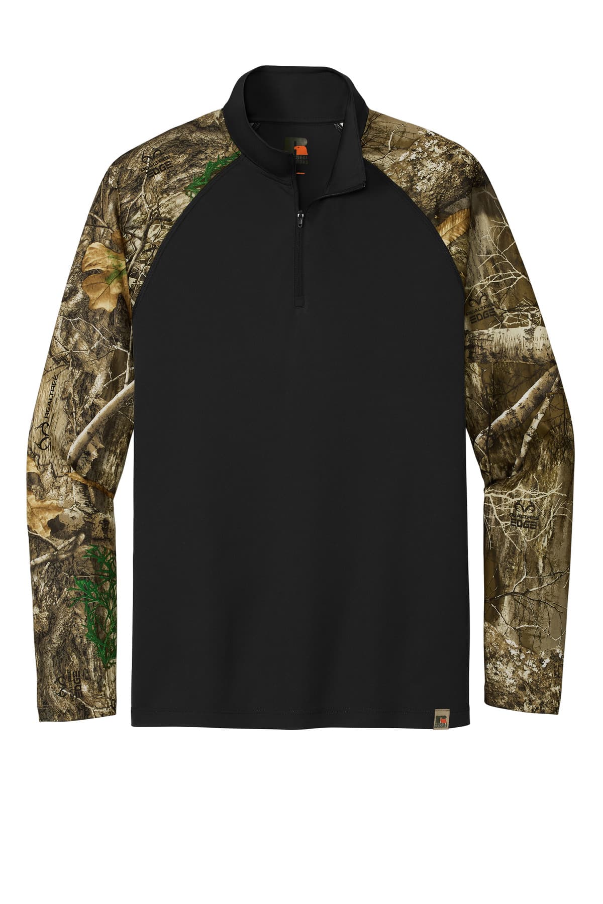 Russell Outdoors Realtree Colorblock Performance 1/4-Zip