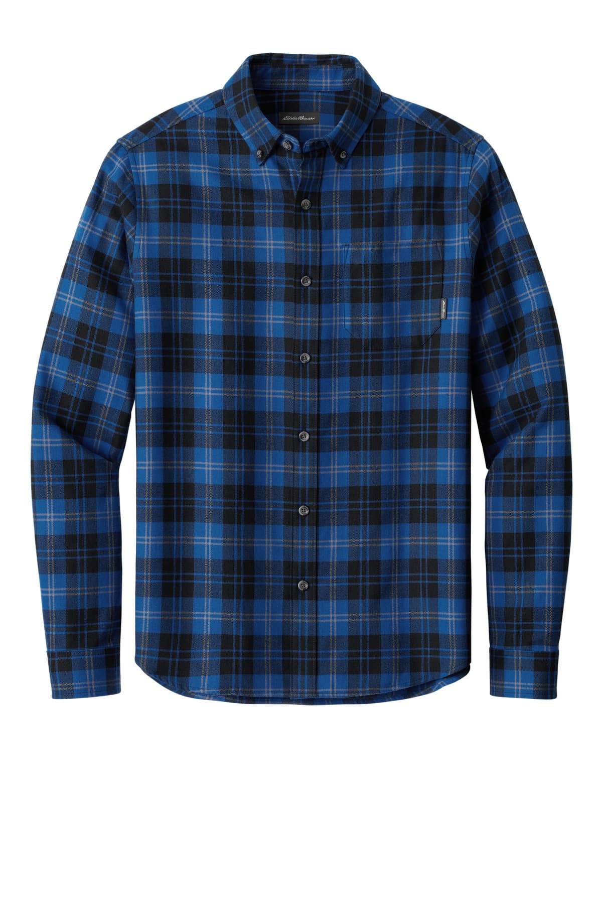 Eddie Bauer Long Sleeve Favorite Flannel Plaid Shirt