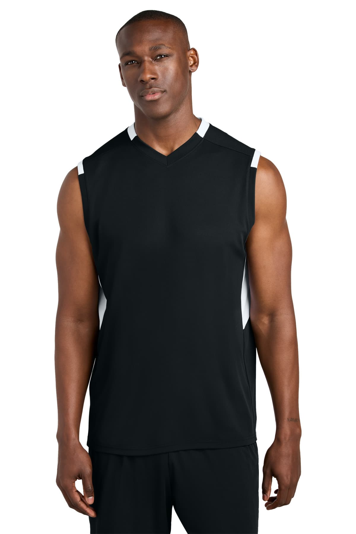 Sport-Tek Club Sleeveless V-Neck