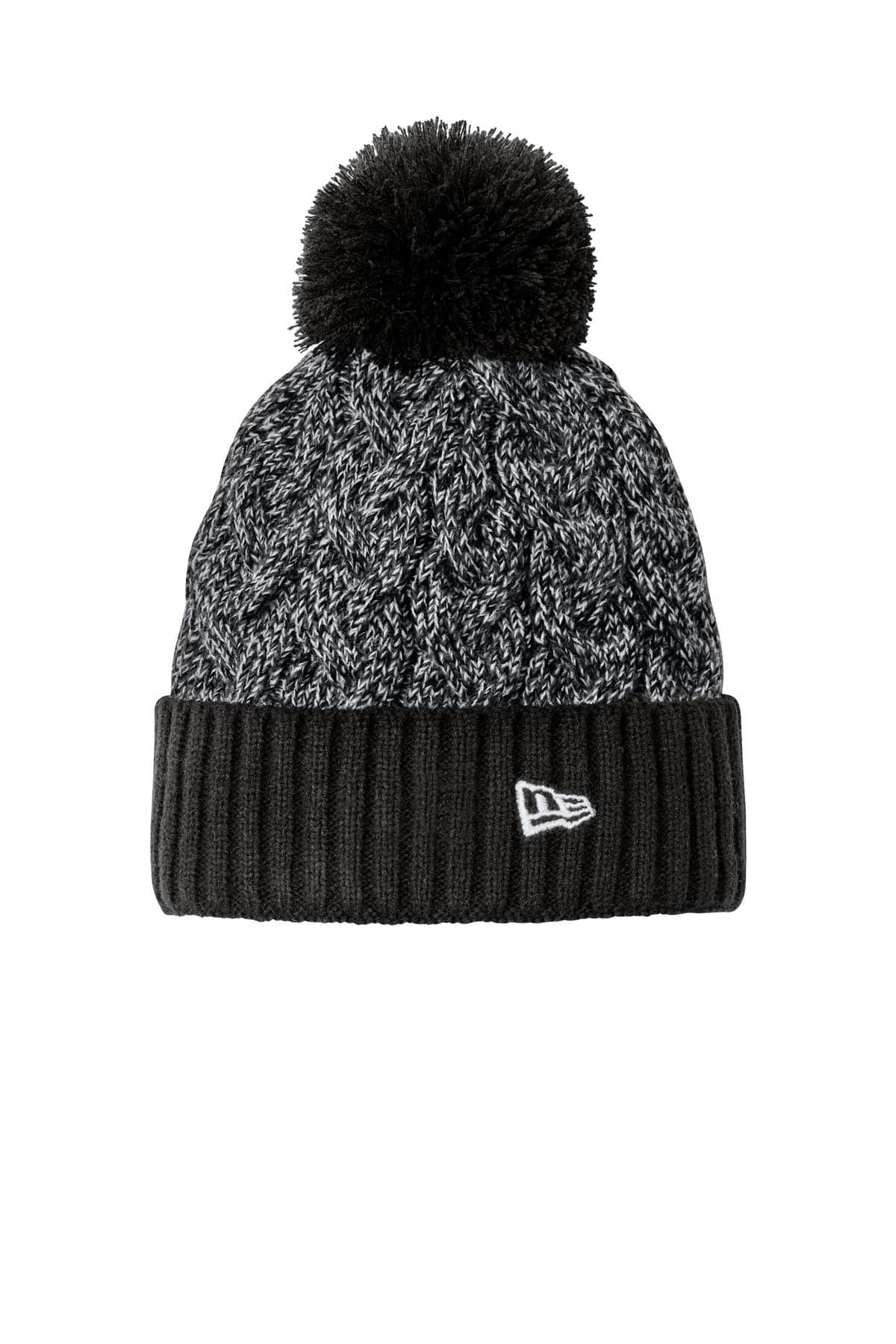 New Era Marled Knit Pom Beanie