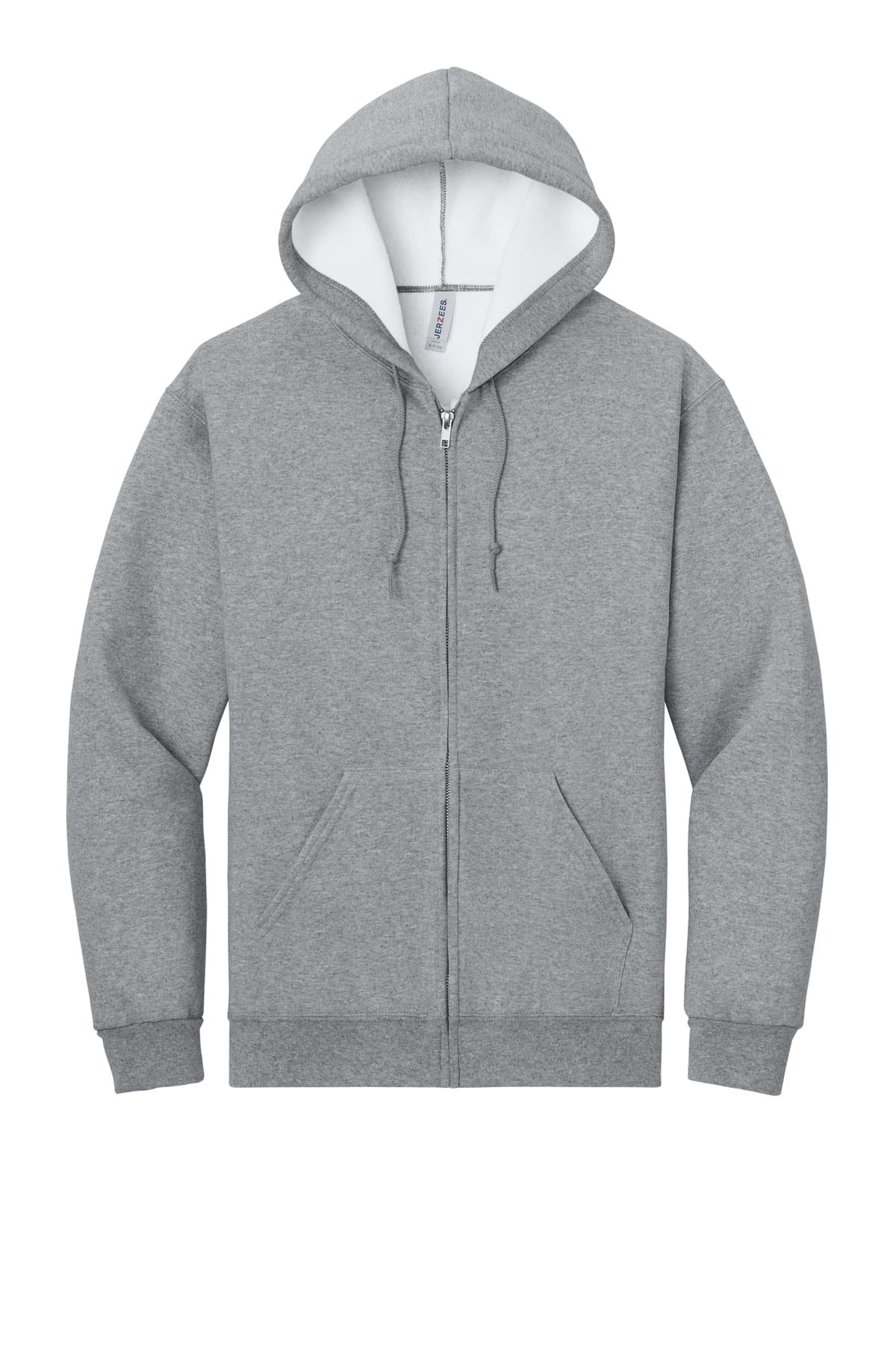 Jerzees Rugged Unisex Full-Zip Hooded Sweatshirt