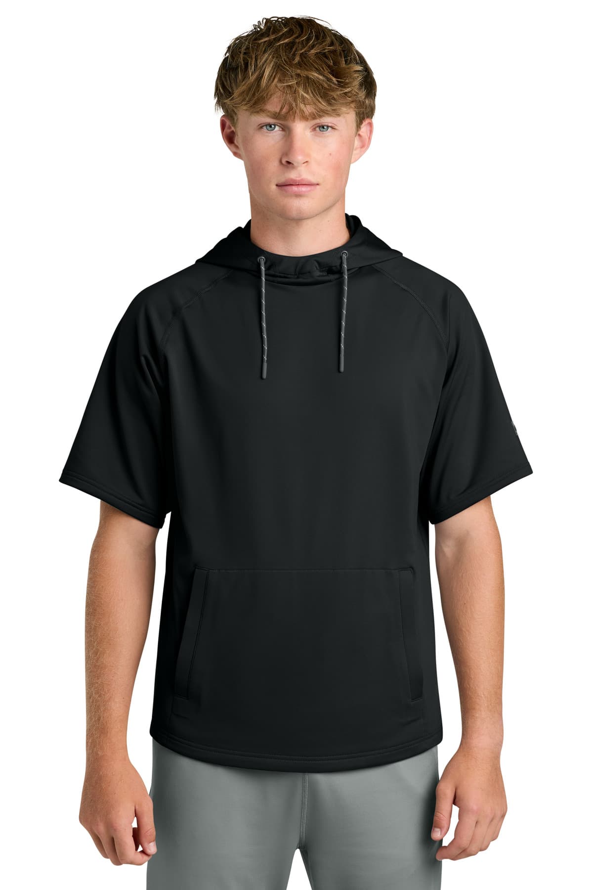 Richardson Charge Performance Fleece Short Sleeve Hoodie