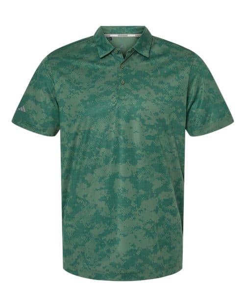 Men's All Over Camo Print Polo