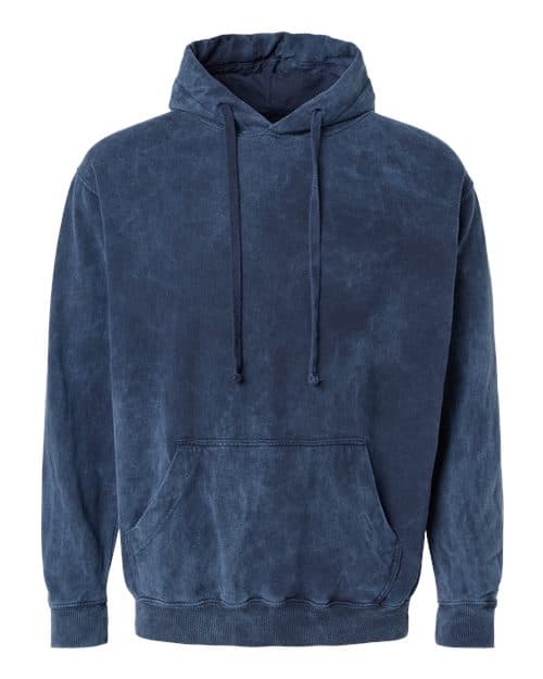 Unisex Premium Fleece Mineral Wash Hooded Sweatshirt