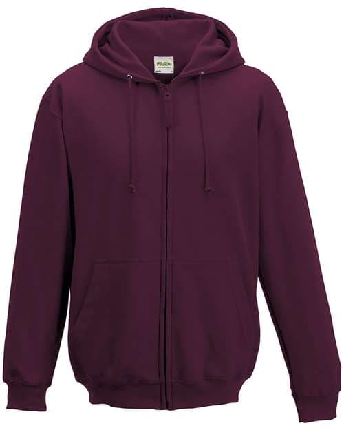 Unisex Midweight College Full-Zip Hooded Sweatshirt