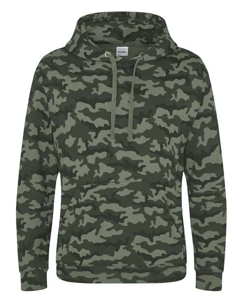 Unisex Camo Hooded Sweatshirt