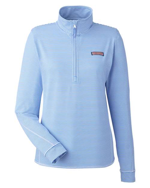 Women's Microstripe Sankaty Half-Zip Pullover
