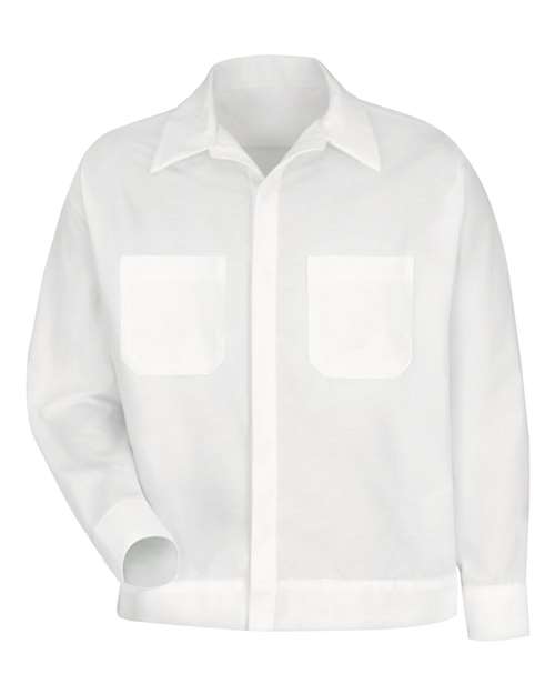 Men's Button-Front Shirt Jacket