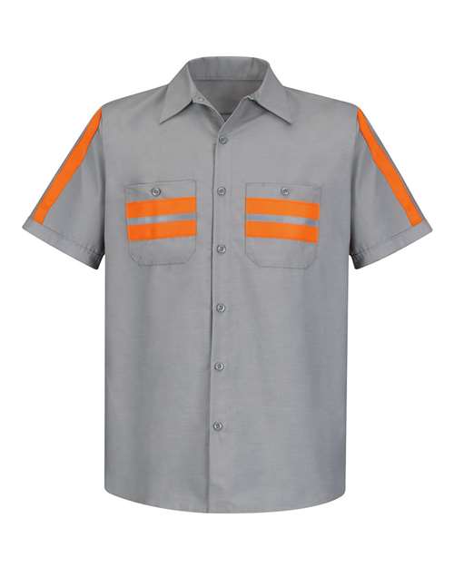 Men's Enhanced Visibility Industrial Work Shirt