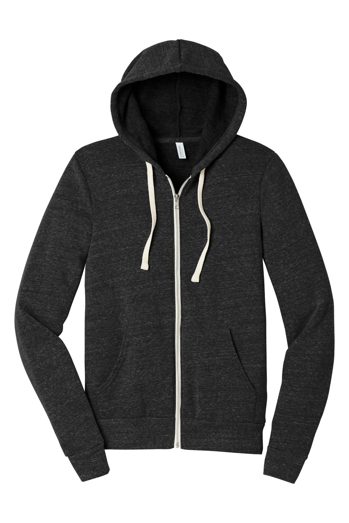 BELLA+CANVAS Unisex Triblend Sponge Fleece Full-Zip Hoodie
