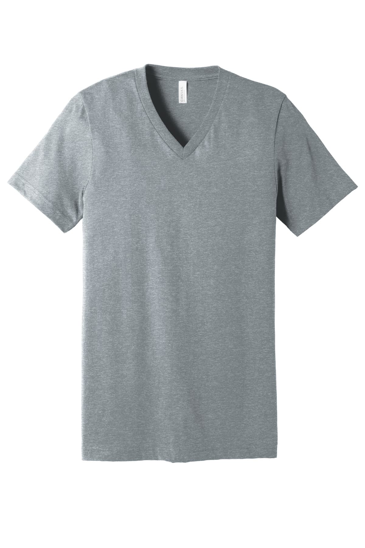 BELLA+CANVAS Unisex Heather CVC V-Neck Tee